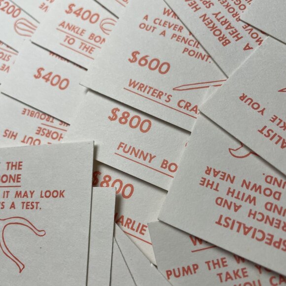 24 Cards Milton Bradly Operation Game Money Replacement Pieces - Picture 4 of 4